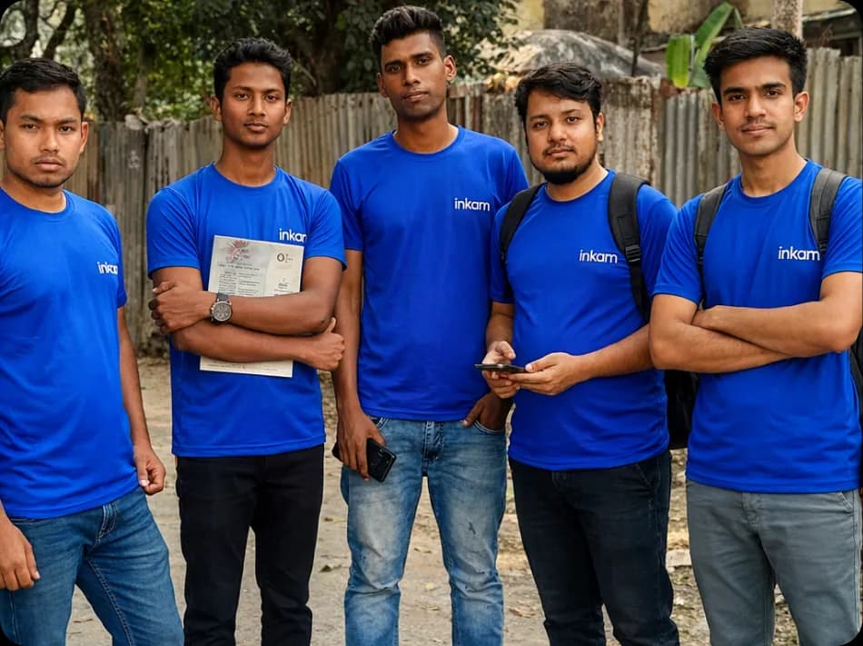 Team collaborating in modern office